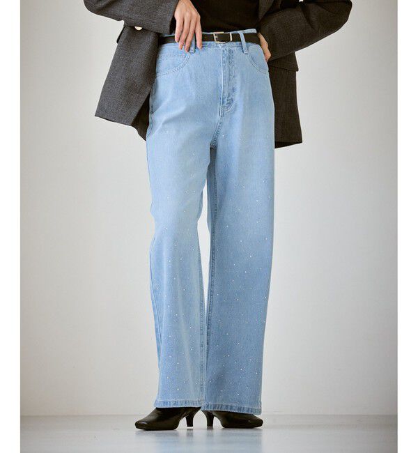 Rope&rsquo;Picnic「キラキラビジューデニム」|デニム|