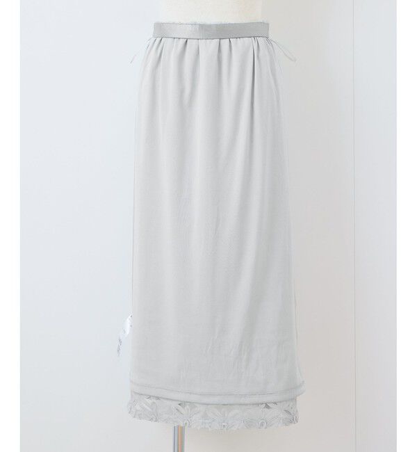 Rope&rsquo;Picnic「フラワーチュールレースアイラインスカート」|スカート|