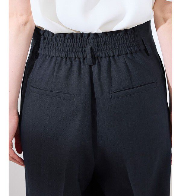 Rope&rsquo;Picnic「カナパ ベルト付きワイドパンツ/セットアップ対応・UV・抗菌防臭・接触冷感」|チノ|