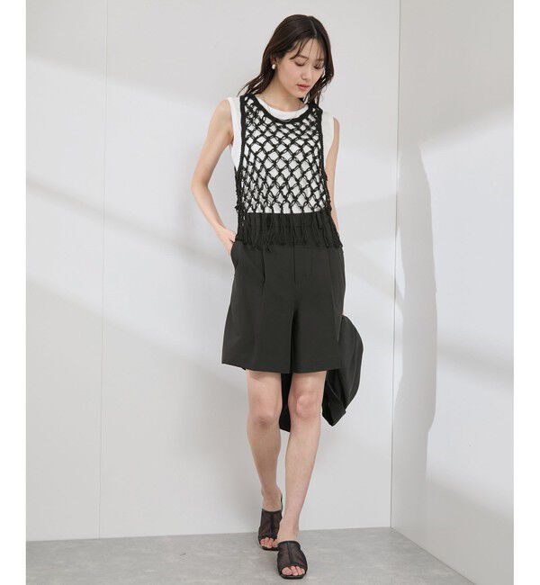 Rope&rsquo;Picnic「かぎ針ビスチェ&times;タンクトップセット」|ベスト・ジレ|