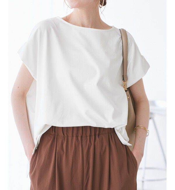 Rope&rsquo;Picnic「マルチファンクション二の腕すっきり見えカットトップス」|Tシャツ・カットソー|