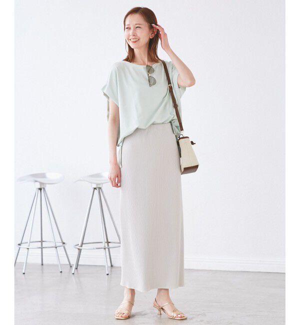 Rope&rsquo;Picnic「マルチファンクション二の腕すっきり見えカットトップス」|Tシャツ・カットソー|