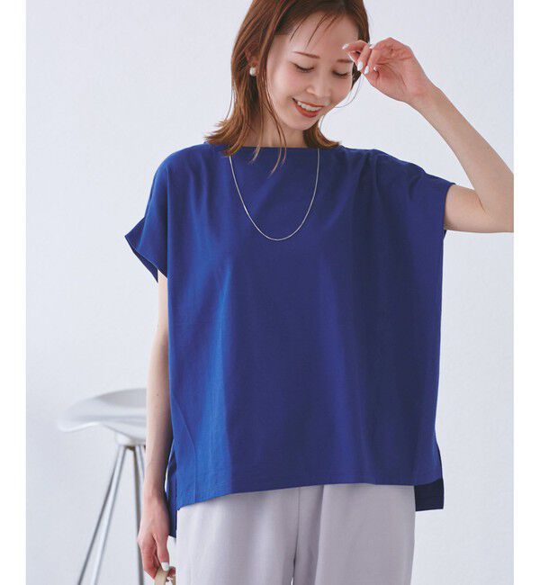 Rope&rsquo;Picnic「マルチファンクション二の腕すっきり見えカットトップス」|Tシャツ・カットソー|