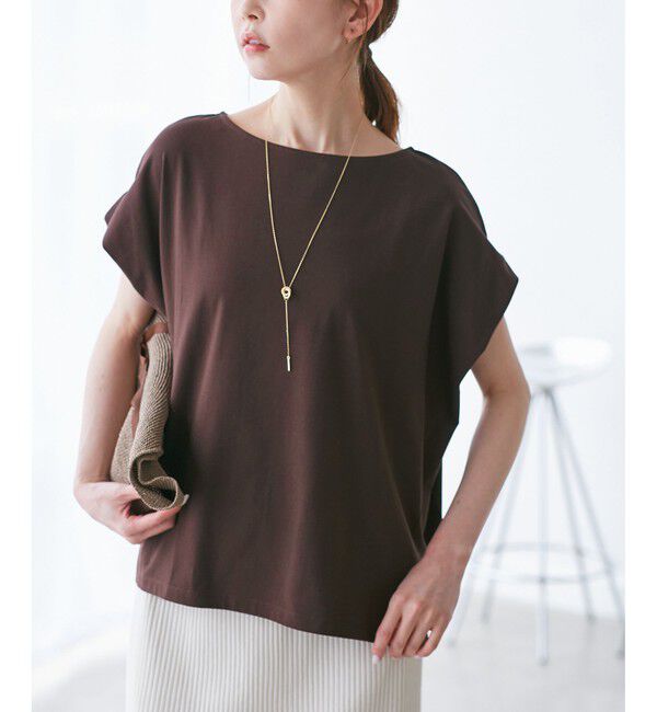 Rope&rsquo;Picnic「マルチファンクション二の腕すっきり見えカットトップス」|Tシャツ・カットソー|