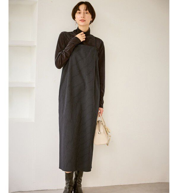 Rope&rsquo;Picnic「ストライプアイラインキャミワンピース/セットアップ対応」|ワンピース|