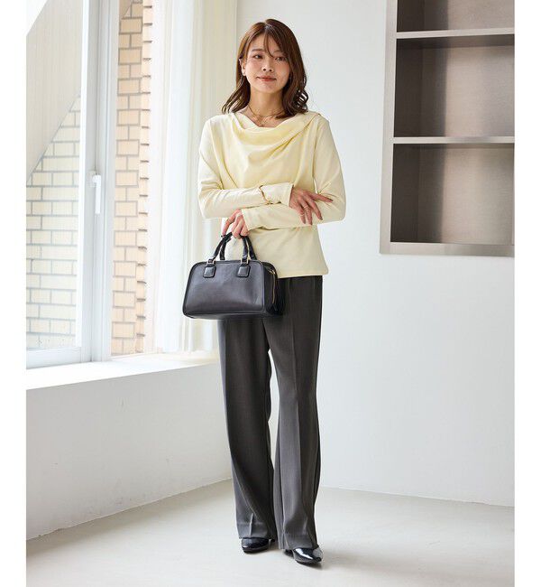 Rope&rsquo;Picnic「【WEB限定サイズ】美フレアカラーパンツ」|スラックス|