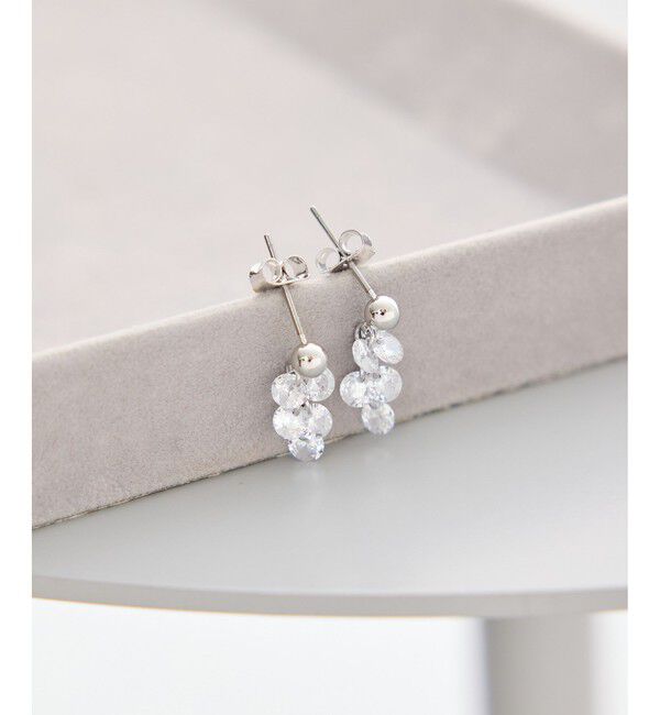 ROPE PICNIC PASSAGE「スイングビジューピアス」|ピアス|シルバー(93)