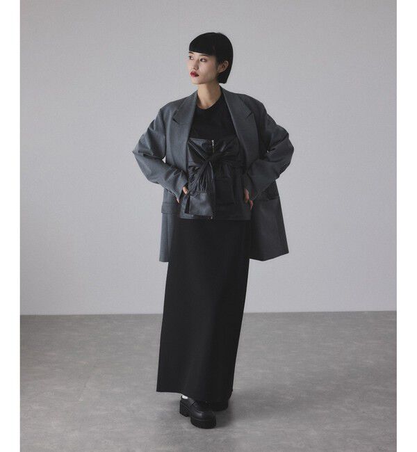 ADAM ET ROPE'「【サステナブル】ノットディテールノースリトップス」|Tシャツ・カットソー|