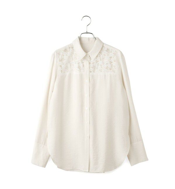 ADAM ET ROPE'「レイヤードシアーシャツ」|シャツ・ブラウス|