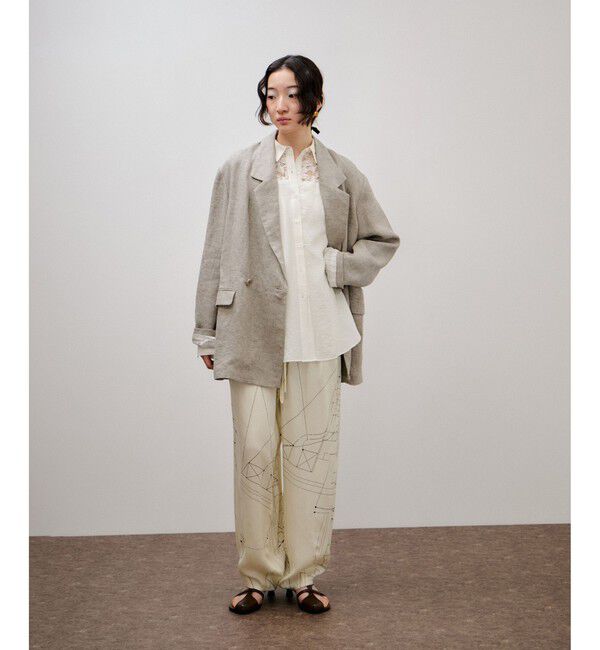 ADAM ET ROPE'「レイヤードシアーシャツ」|シャツ・ブラウス|