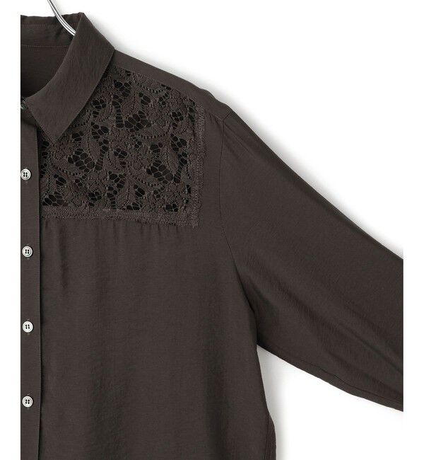 ADAM ET ROPE'「レイヤードシアーシャツ」|シャツ・ブラウス|