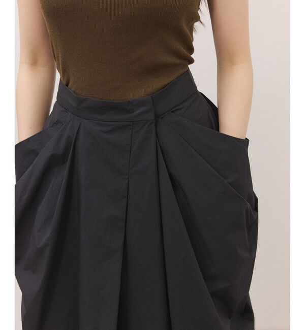 ADAM ET ROPE'「ドレープコクーンスカート」|スカート|