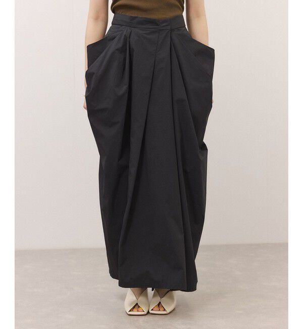 ADAM ET ROPE'「ドレープコクーンスカート」|スカート|