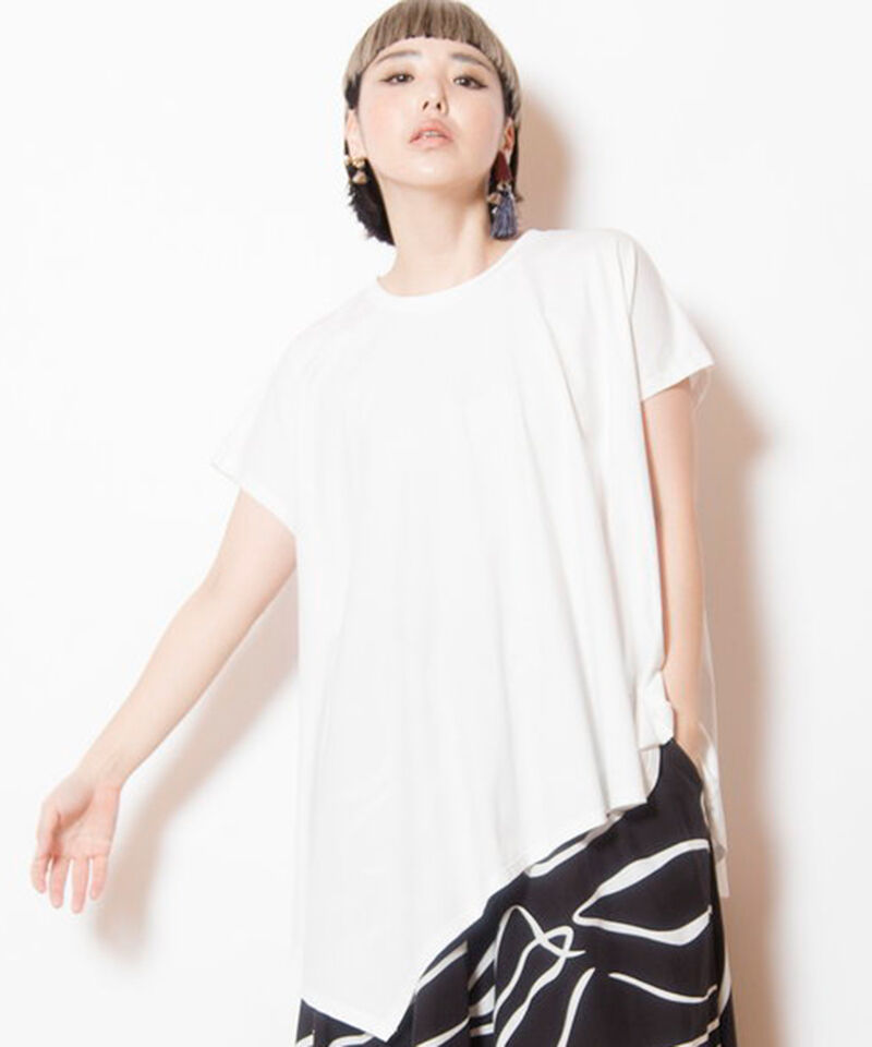  「フレアーTシャツ」|Tシャツ・カットソー|WHITE