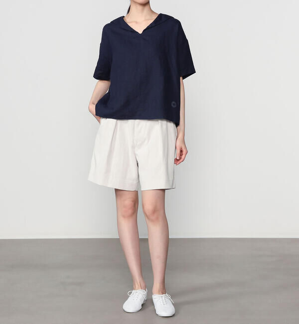 ORCIVAL「ORCIVAL | リネン 半袖セーラーシャツ WOMEN」|シャツ・ブラウス|