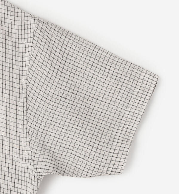 ORCIVAL「ORCIVAL | リネンチェック ボートネックプルオーバー WOMEN」|シャツ・ブラウス|