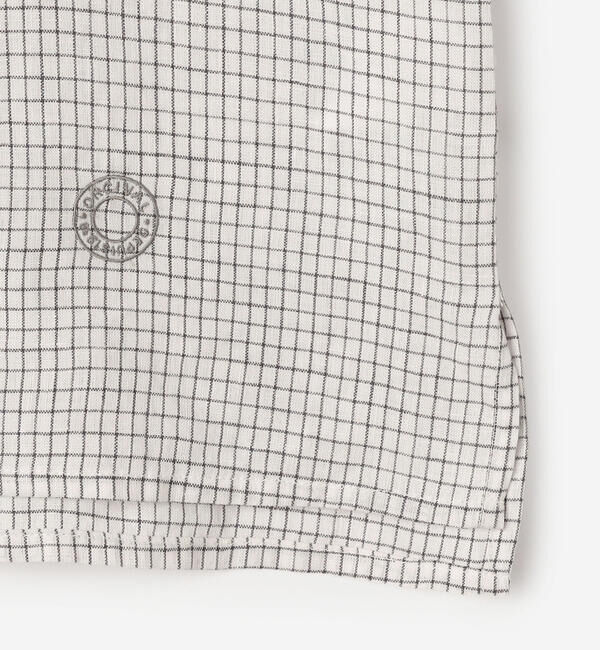 ORCIVAL「ORCIVAL | リネンチェック ボートネックプルオーバー WOMEN」|シャツ・ブラウス|