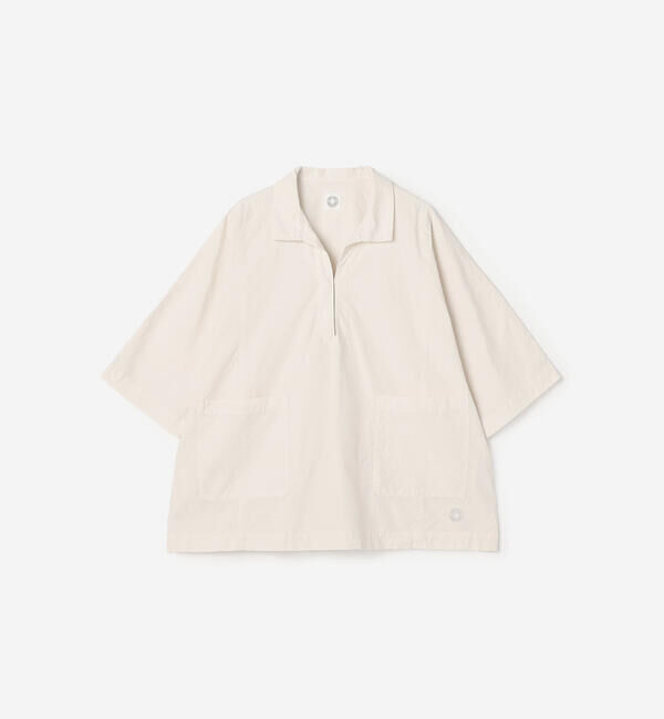 ORCIVAL「ORCIVAL | ガーメントダイ スキッパー半袖シャツ WOMEN」|シャツ・ブラウス|