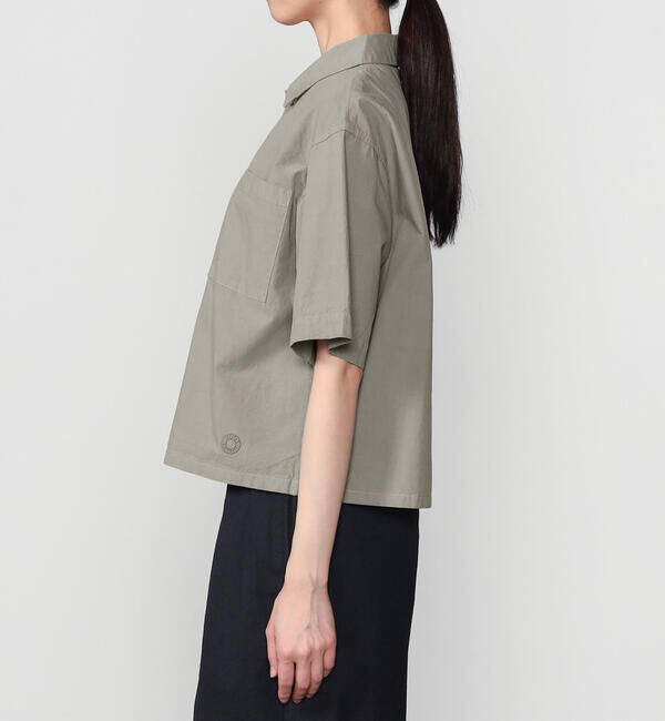 ORCIVAL「ORCIVAL | ガーメントダイ レギュラーカラー半袖シャツ WOMEN」|シャツ・ブラウス|