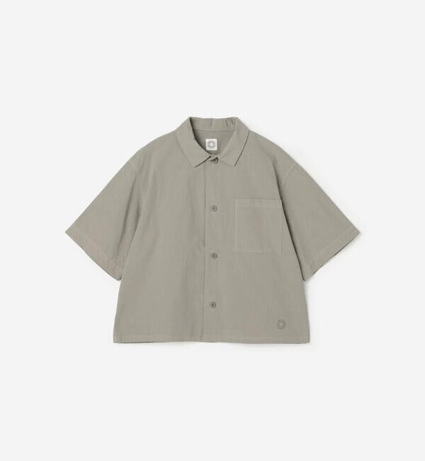 ORCIVAL「ORCIVAL | ガーメントダイ レギュラーカラー半袖シャツ WOMEN」|シャツ・ブラウス|