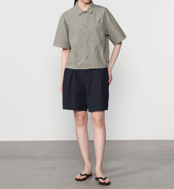 ORCIVAL「ORCIVAL | ガーメントダイ レギュラーカラー半袖シャツ WOMEN」|シャツ・ブラウス|