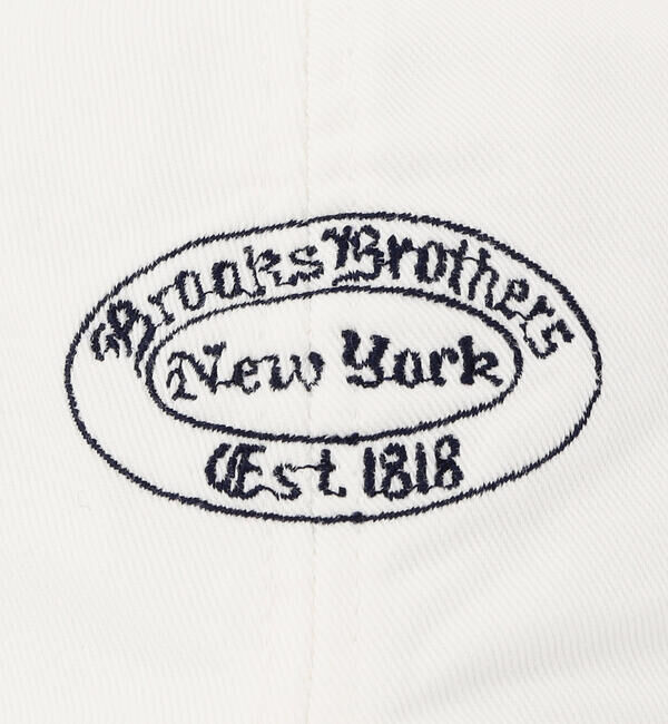  「Brooks Brothers |〈別注〉コットンツイル ベースボールキャップ WHITE UNISEX」|キャップ・キャスケット|