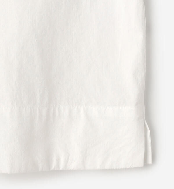 GYMPHLEX「Gymphlex | タイプライター スタンドカラー半袖シャツ WOMEN」|シャツ・ブラウス|