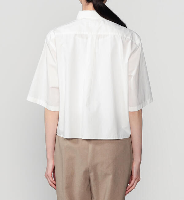 GYMPHLEX「Gymphlex | ショート ボタンダウン半袖シャツ SOLID WOMEN」|シャツ・ブラウス|