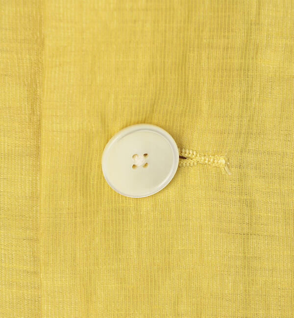 LE GLAZIK「LE GLAZIK | リネンポリエステル オープンカラー半袖シャツ WOMEN」|シャツ・ブラウス|