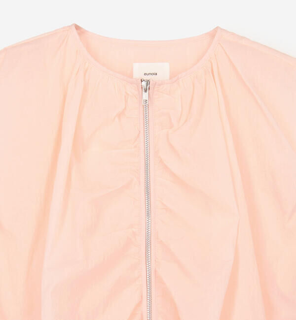  「eunoia | ナイロン ジップベスト WOMEN」|シャツ・ブラウス|