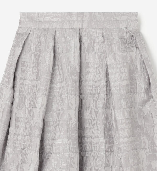  「eunoia | ジャガード タックスカート WOMEN」|スカート|