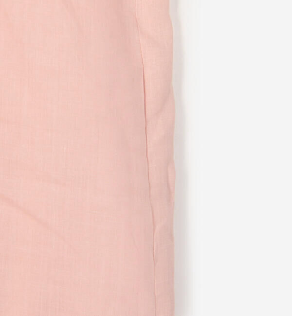  「eunoia | リネン ピンタック半袖ワンピース WOMEN」|ワンピース|