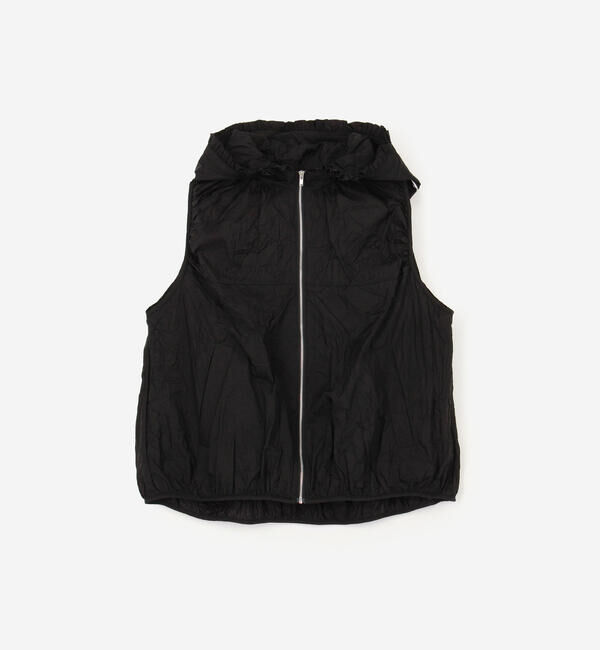  「eunoia | ナイロンシアー フードベスト WOMEN」|シャツ・ブラウス|