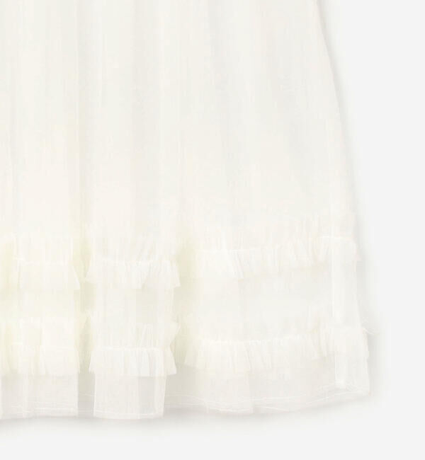  「eunoia | レイヤードメッシュワンピース WOMEN」|ワンピース|