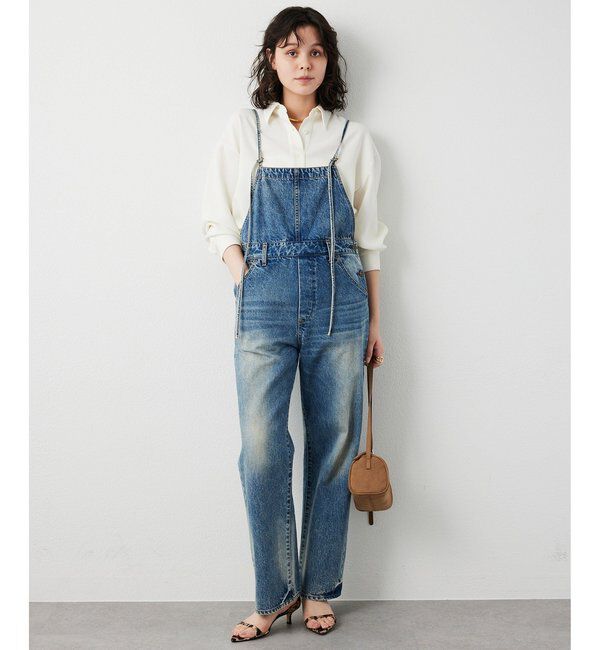  「DENIM ALL IN ONE２」|ワンピース|インディゴブルー