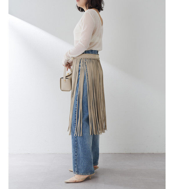  「フロッキーバックシャンカットソー」|Tシャツ・カットソー|