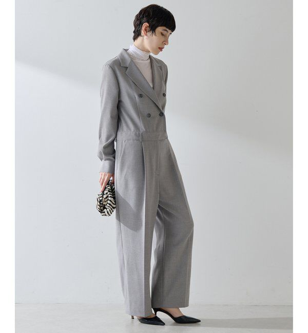 THE PAUSE「《コラボカラー》【THE PAUSE】テーラーカラージャンプスーツ」|ワンピース|