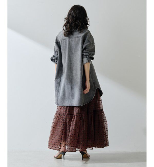  「コットンヘンプデニムオーバーシャツ」|シャツ・ブラウス|