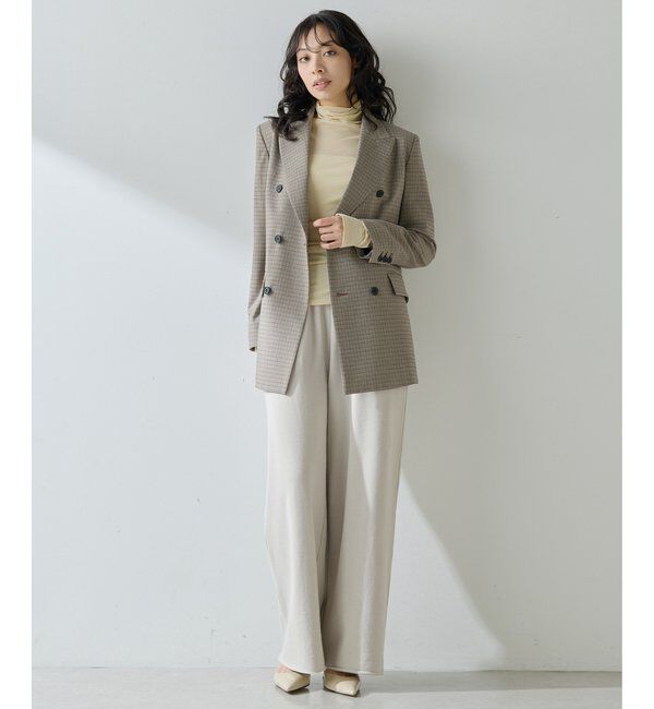  「ガンクラブチェックダブルジャケット」|テーラードジャケット|