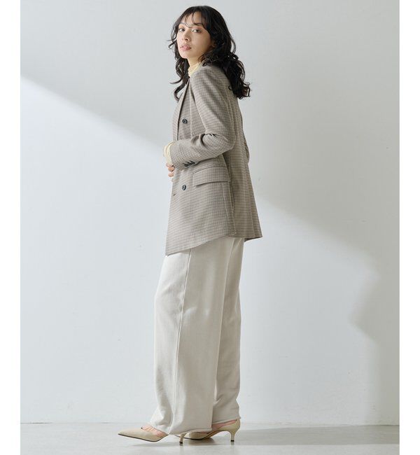  「ガンクラブチェックダブルジャケット」|テーラードジャケット|