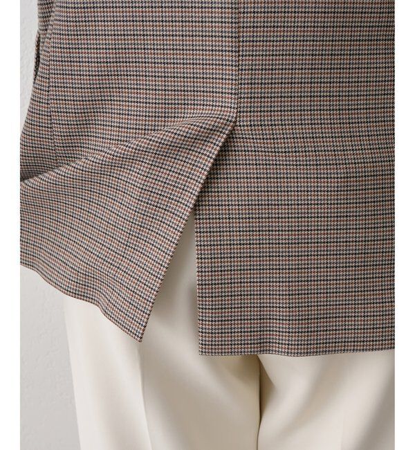  「ガンクラブチェックダブルジャケット」|テーラードジャケット|