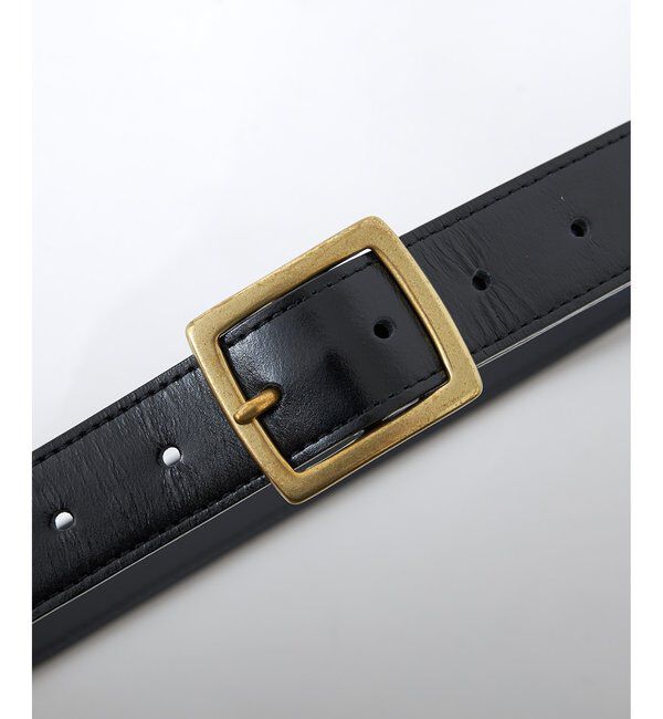 THE PAUSE「【THE PAUSE】スクエアバックルベルト」|ベルト|