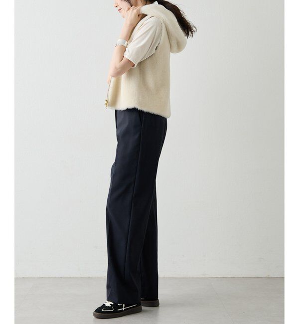  「平織りセンタープレスパンツ」|チノ|