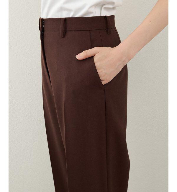  「平織りセンタープレスパンツ」|チノ|