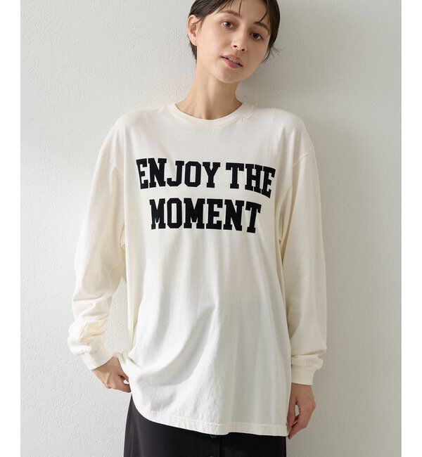  「フロッキープリントロングTシャツ」|Tシャツ・カットソー|オフホワイト