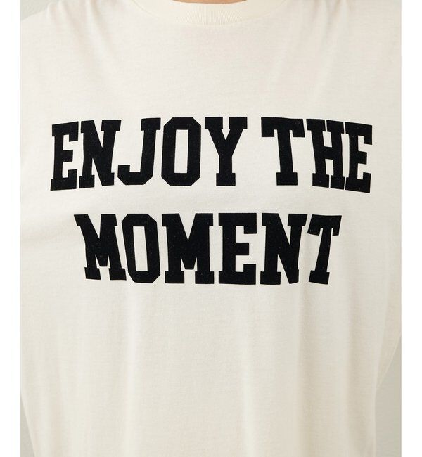  「フロッキープリントロングTシャツ」|Tシャツ・カットソー|