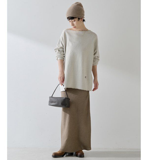  「オフショル裏毛プルオーバー」|Tシャツ・カットソー|