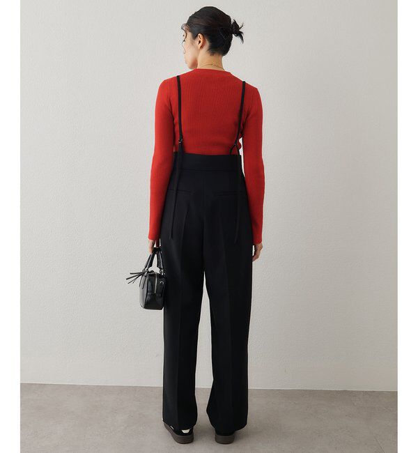  「ハイウエストサスペンダーパンツ」|チノ|