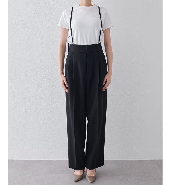  「ハイウエストサスペンダーパンツ」|チノ|