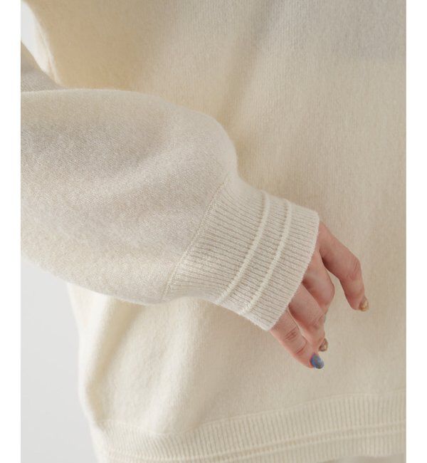 THE PAUSE「【THE PAUSE】ヘンリーネック刺繍プルオーバー」|ニット・セーター|